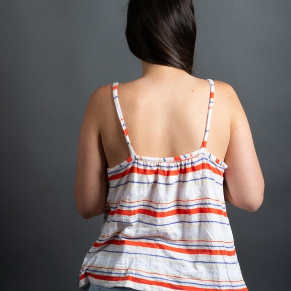 Blue Red Striped Tank Top by Universal Thread - Picture 6 of 10